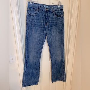 Levi’s 1974 Men’s Boot Cut Denim Jeans, Orange Tab, Size 33 x 32, Medium Wash